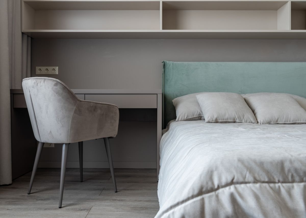 Accent Wallpaper Behind the Headboard