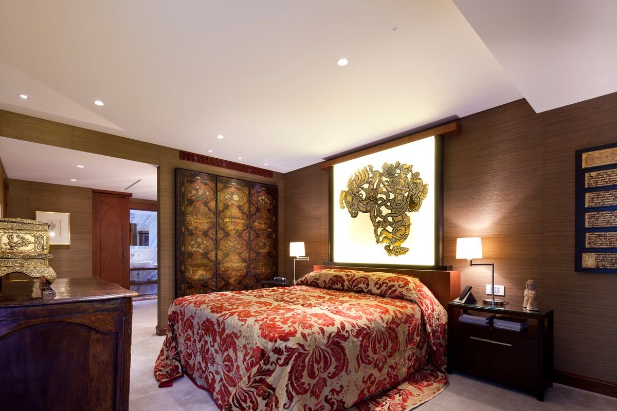 Soft Drapes Framing a Master Bedroom Window