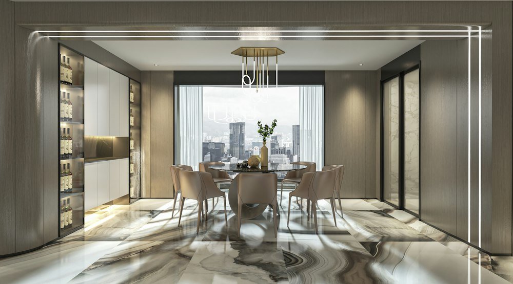 Durable Wooden Flooring for an Elegant Dining Room