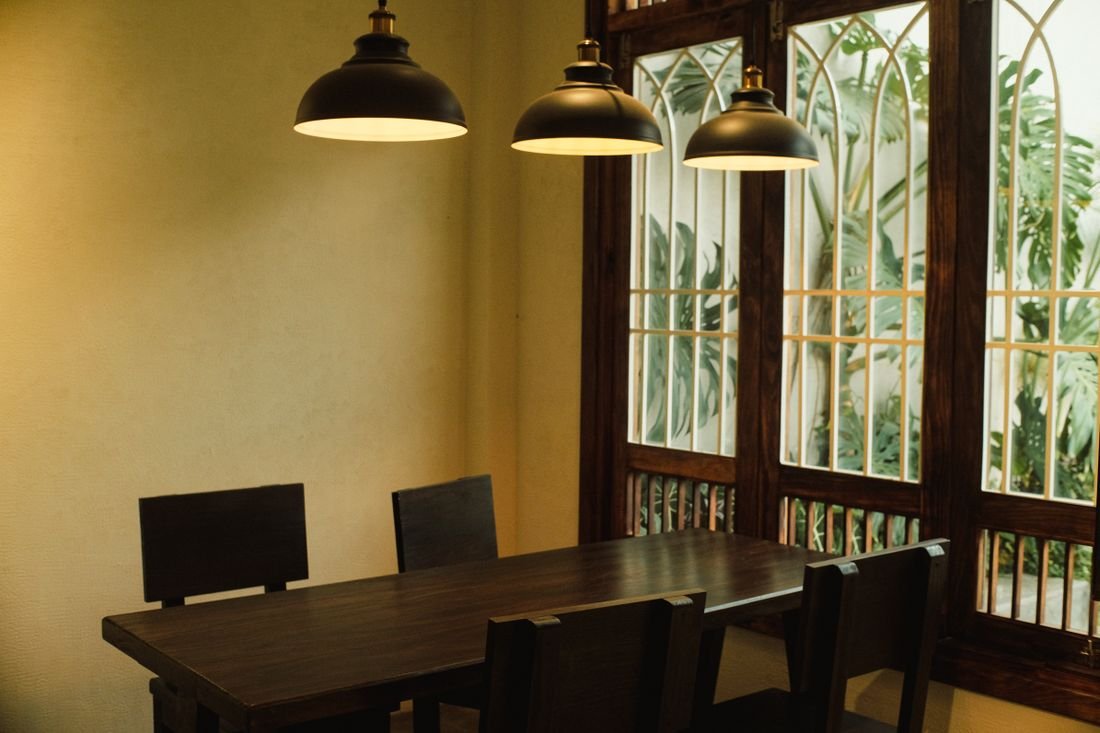 Dining Room: Leave room to pull chairs out