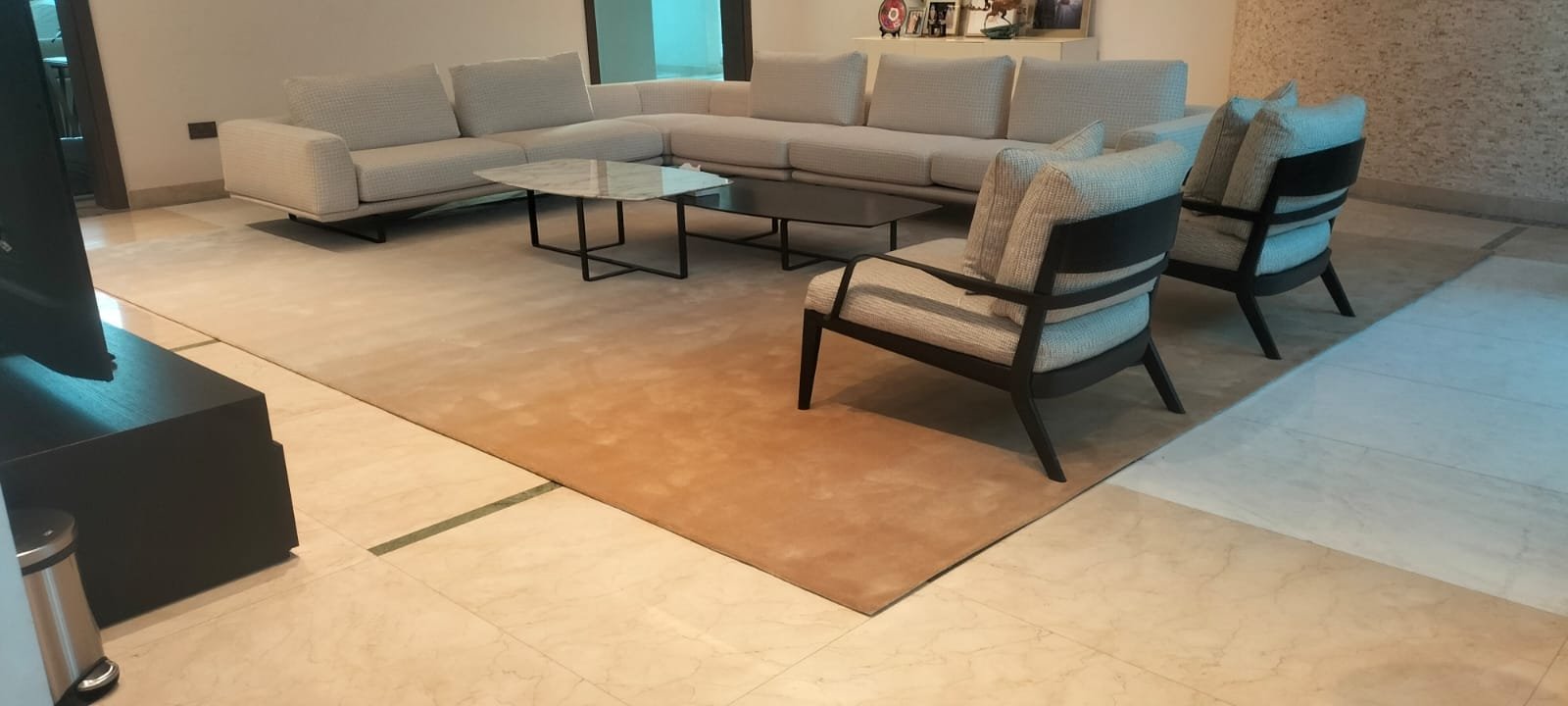 Modern Sectional Sofa & Lounge Chairs
