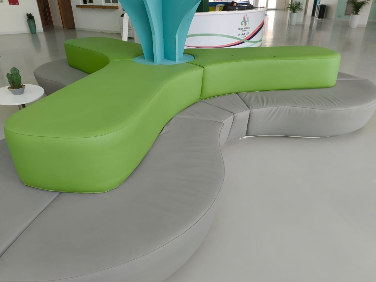 Custom Modular Bench Seating, Institutional Lobby