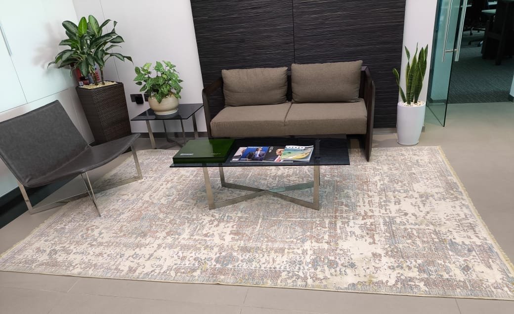 Office Lounge Seating & Rug Styling